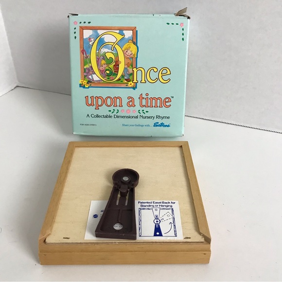 Vintage Mattel Emotions Once Upon A Time Dimensional Box Set Nursery Ryhme Art - Picture 3 of 12